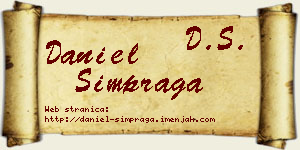 Daniel Šimpraga vizit kartica